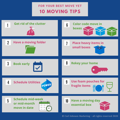 10 Moving Tips for Your Best Move Yet - CARL JOHNSON REAL ESTATE